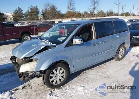 2012 Chrysler Town & Country Touring-L из США, поврежденный, VIN 2C4RC1CG7CR401536